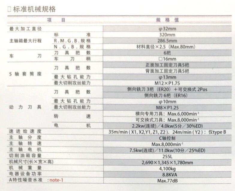 Star日本星牌走心机